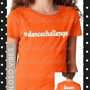 #dancechallenge custom made tee